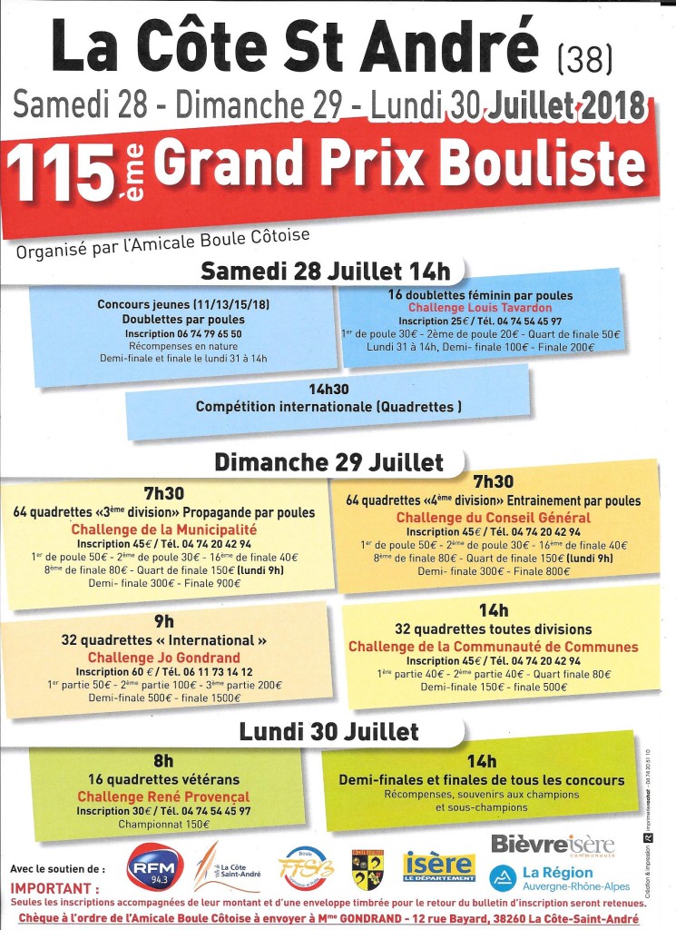 Affiche GP2018