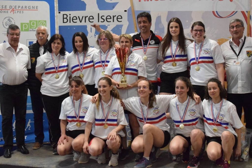 Les Iséroises sont devenues championne de France pour la première fois